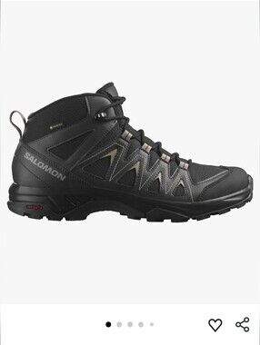 Salomon Men's Black Mid-Top Hiking Shoes New, Size 8.5
